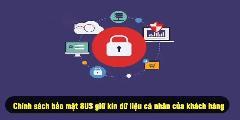 Chính sách bảo mật 8US giữ kín dữ liệu cá nhân của khách hàng