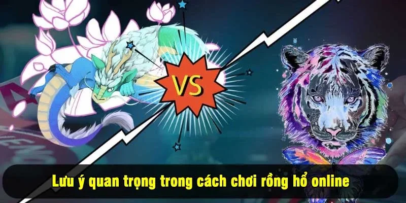 Lưu ý quan trọng trong cách chơi rồng hổ online